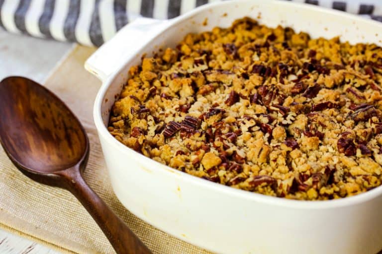 Sweet Potato Casserole with Praline Topping