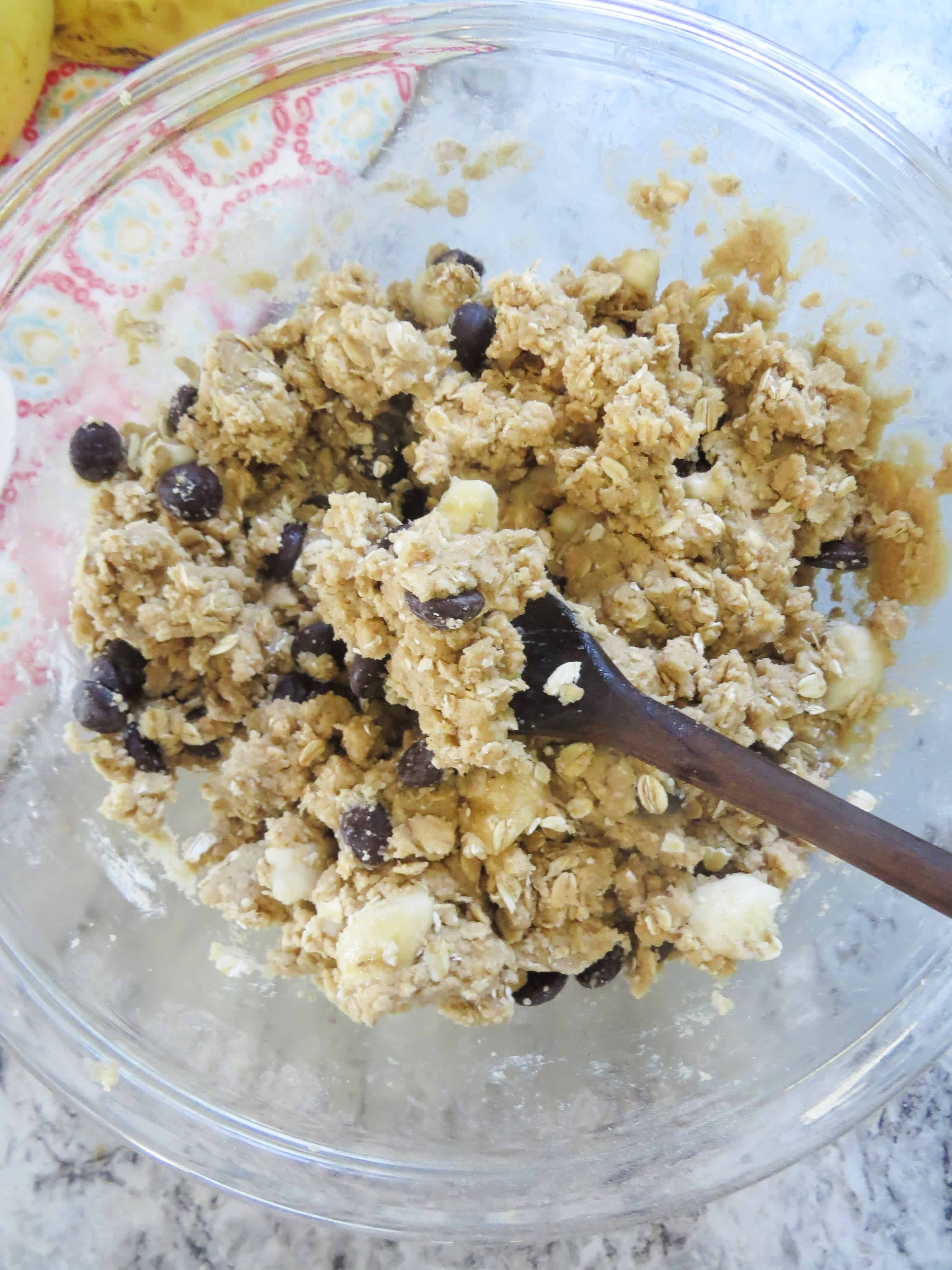 Oatmeal Banana Chocolate Chip Cookies