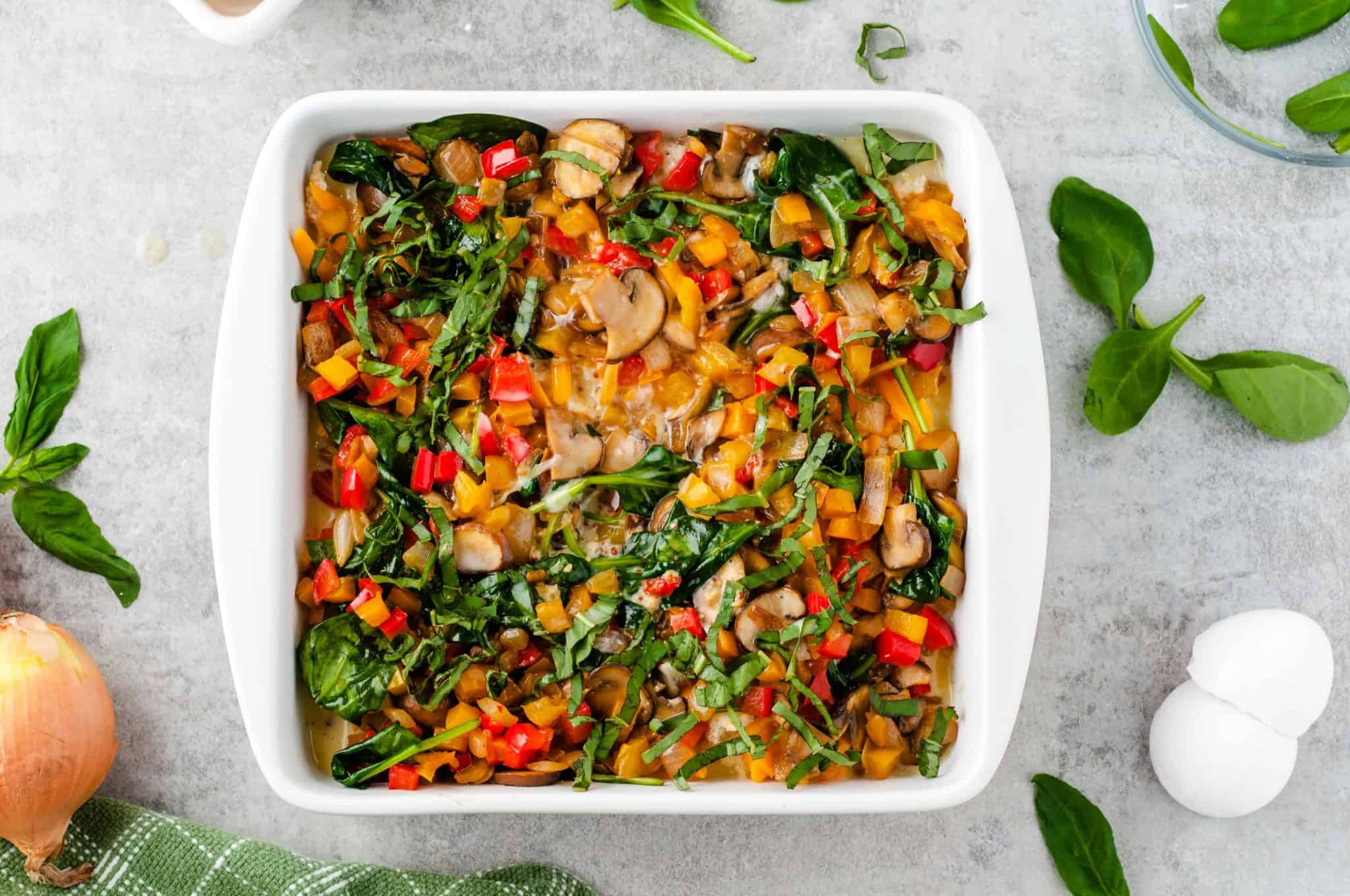 Easy Vegetarian Breakfast Casserole Marathons & Motivation