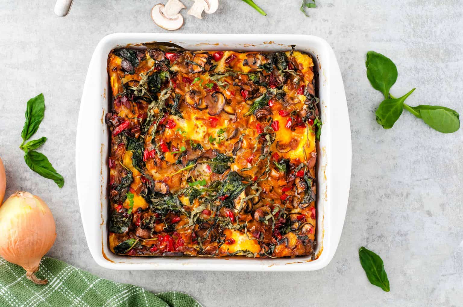 Easy Vegetarian Breakfast Casserole Marathons & Motivation