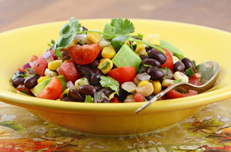 Corn, Black Bean, and Mango Salad