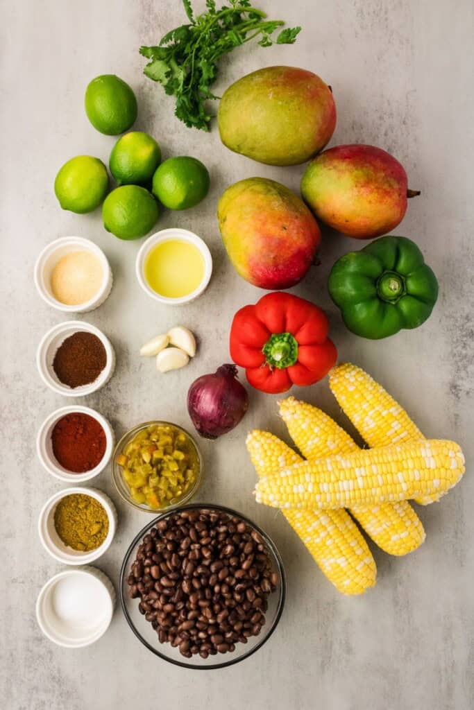mango black bean salad ingredients