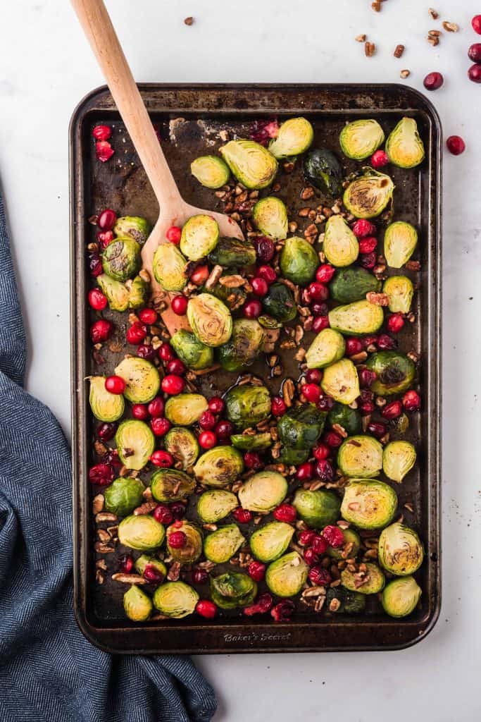 Overhead shot of finished recipe.