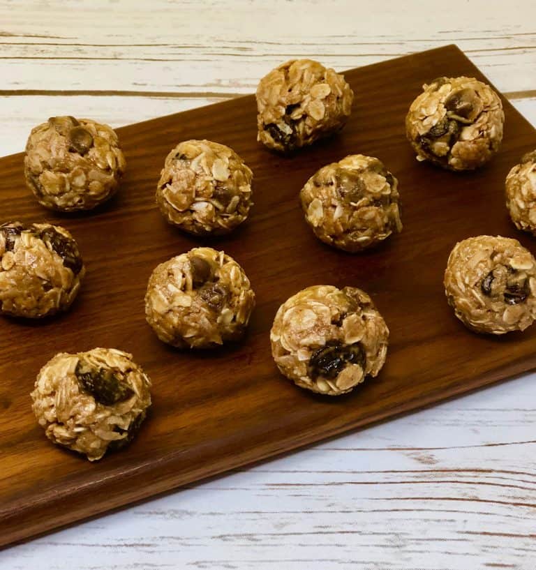 Almond Butter Cherry Chocolate Energy Bites