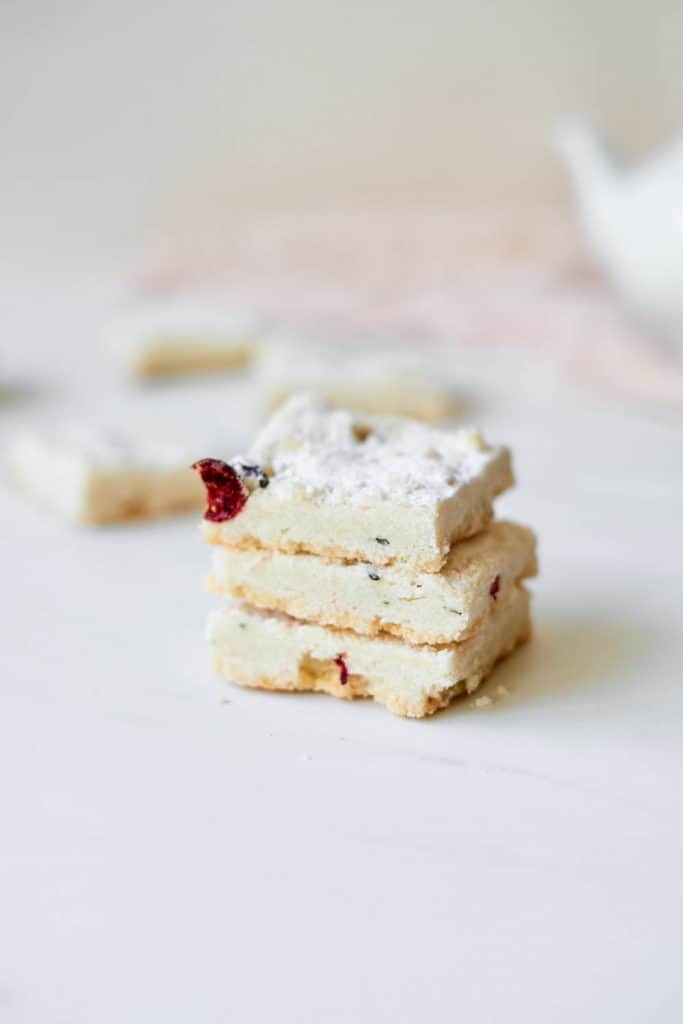 Cranberry and Rosemary Shortbread