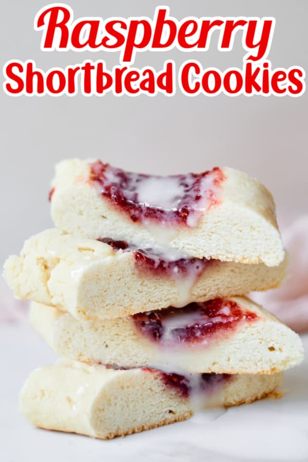 Raspberry Shortbread Cookies Pin