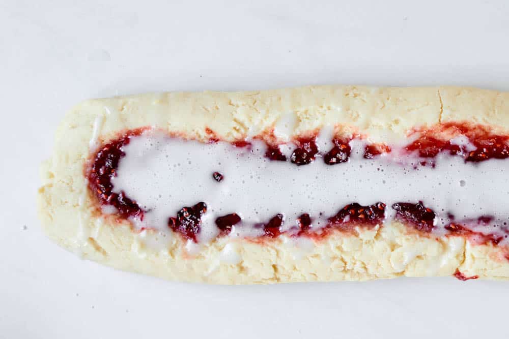 Raspberry Shortbread Cookies