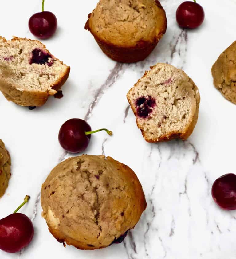Cherry Coconut Muffins