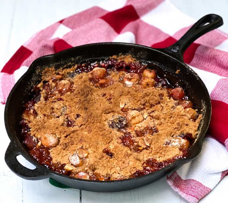 Fresh Rainier Cherry Crumble