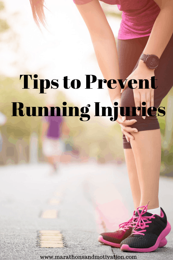 Tips to Prevent Running Injuries: Stretching, Massage, Foam Rolling, Gradually increase mileage, Running shoes #running #runninginjuries