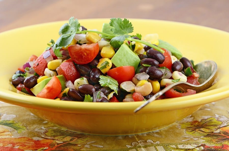 Corn, Black Bean and Mango Salad