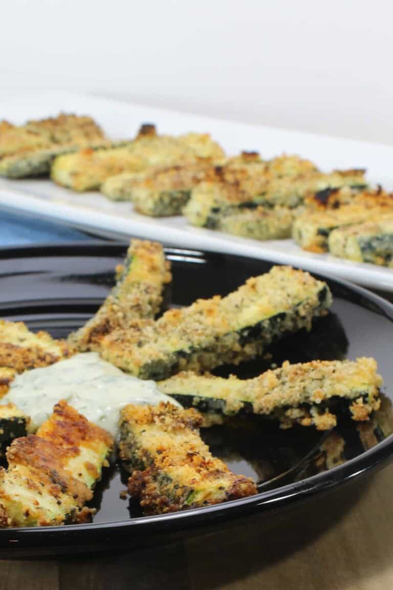Zucchini Fries with Zesty Cilantro Dip