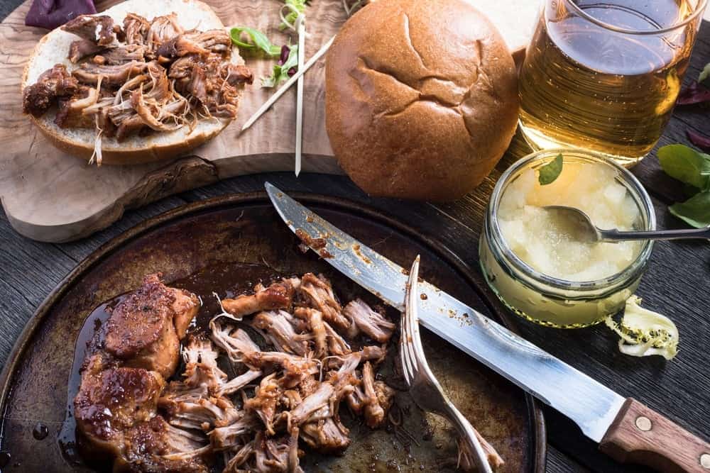 Apple Butter Pulled Pork Sandwiches