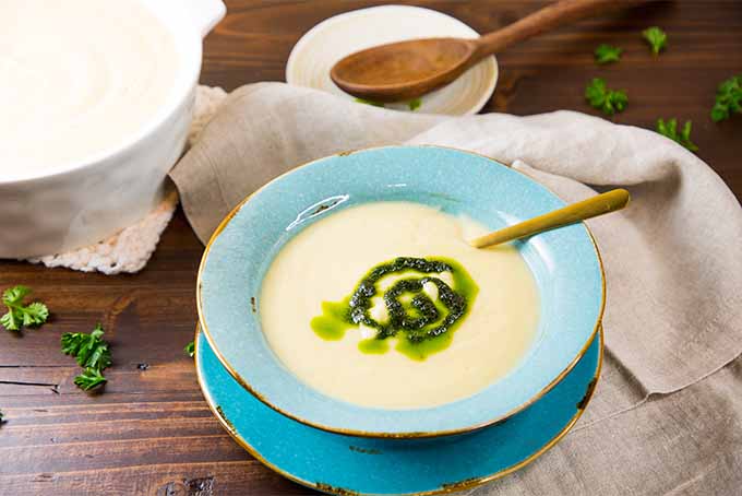Celery Root and Apple Soup