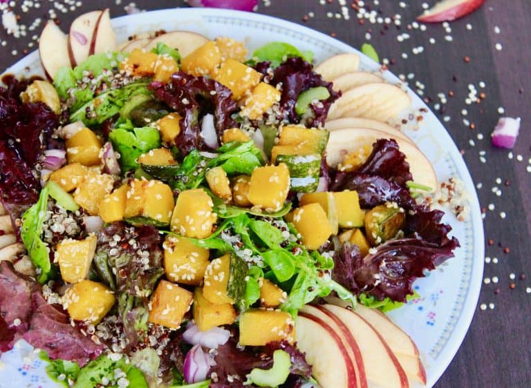 Sautéed Squash Quinoa Salad