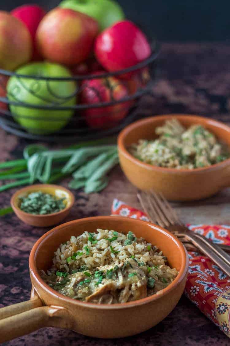 Slow Cooker Pork and Apples