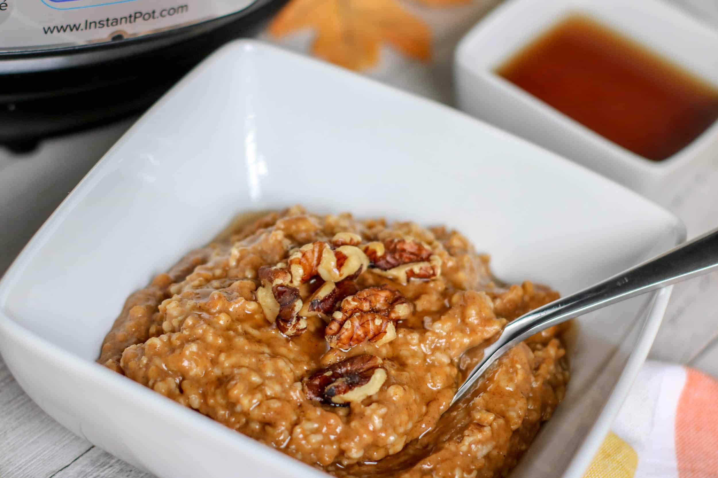 Instant Pot Pumpkin Oatmeal Marathons & Motivation