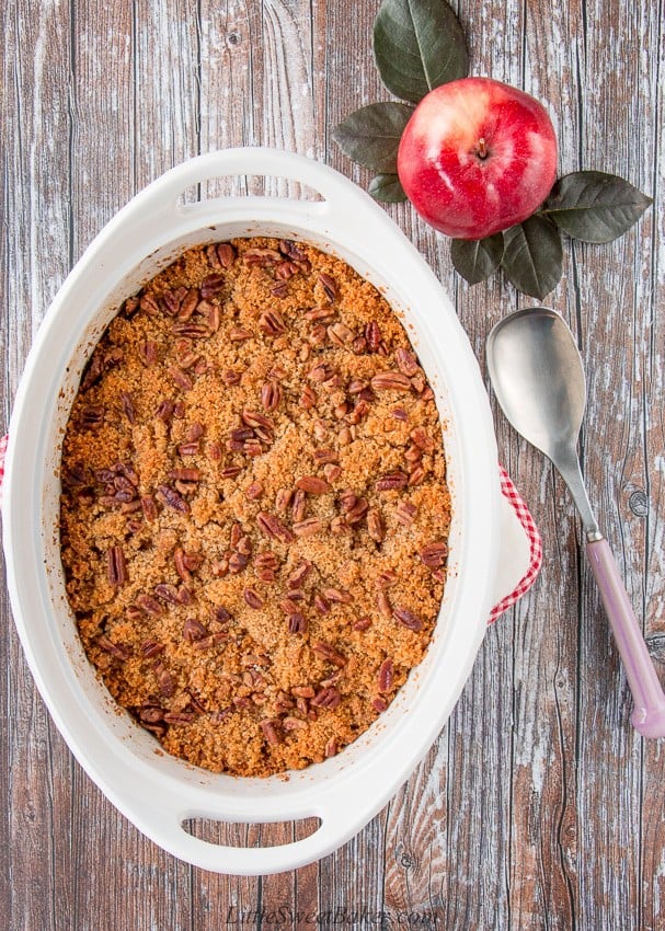 Apple and Butternut Squash Casserole with Pecan Crumble