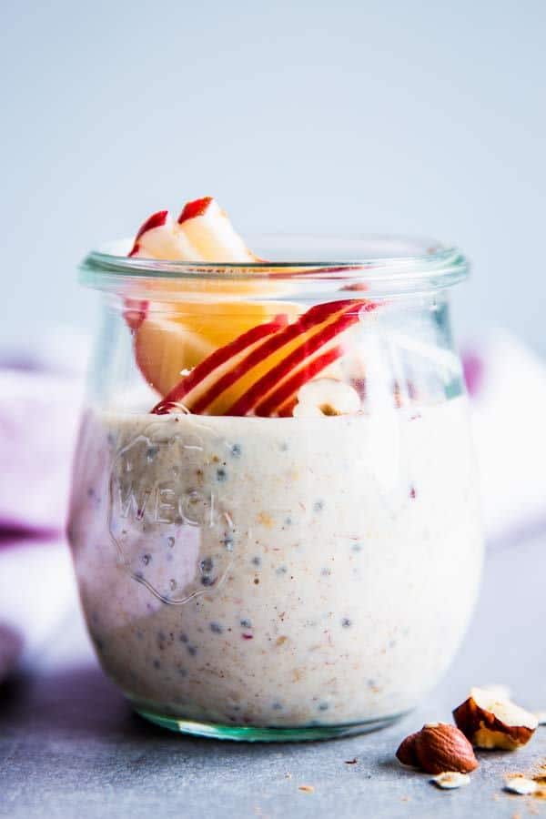 Apple Cinnamon Overnight Oats