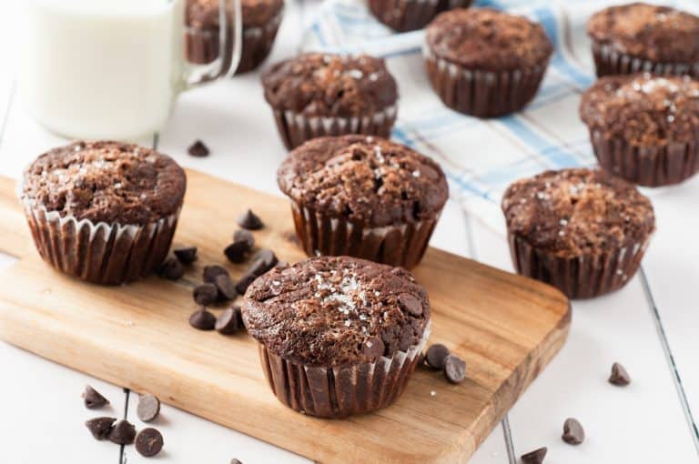Double Chocolate Zucchini Muffins