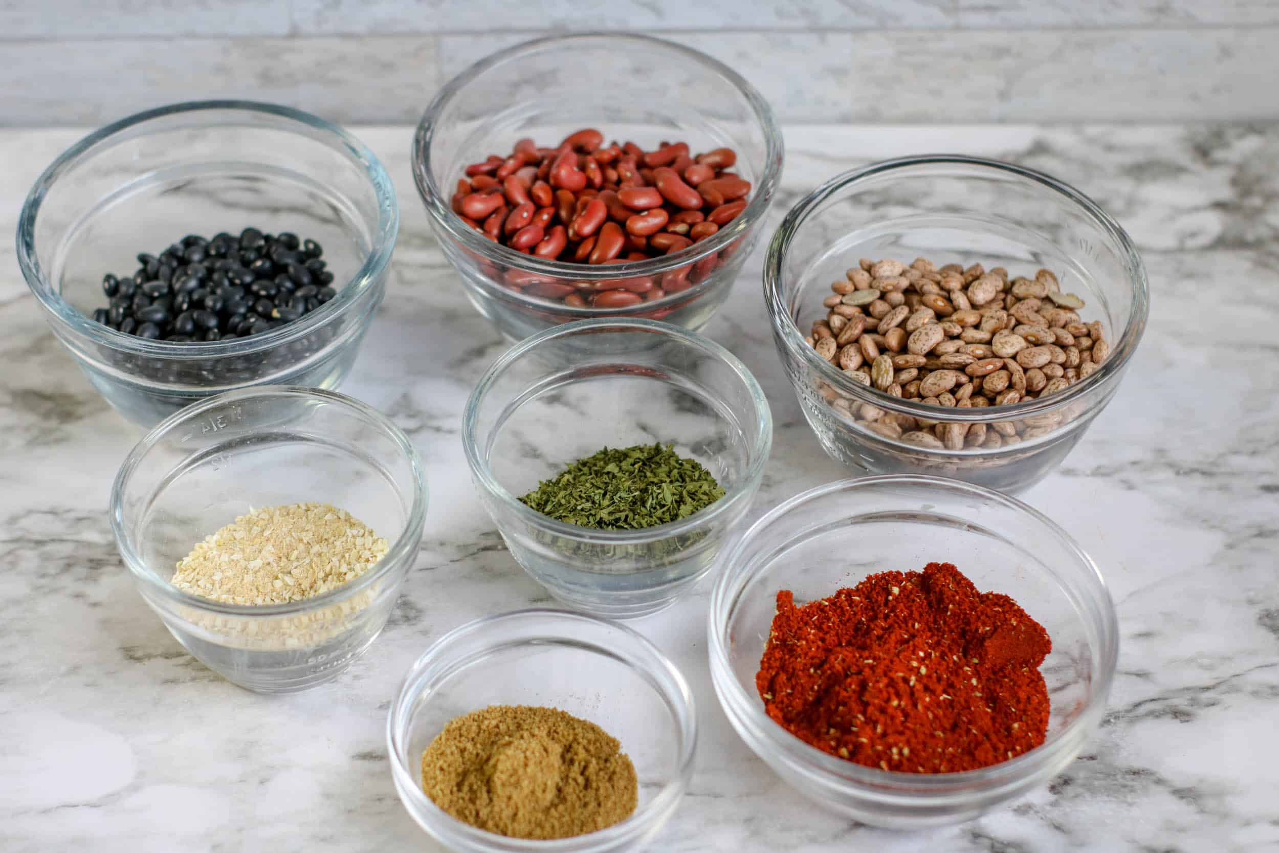 Three Bean Chili Mix Ingredients