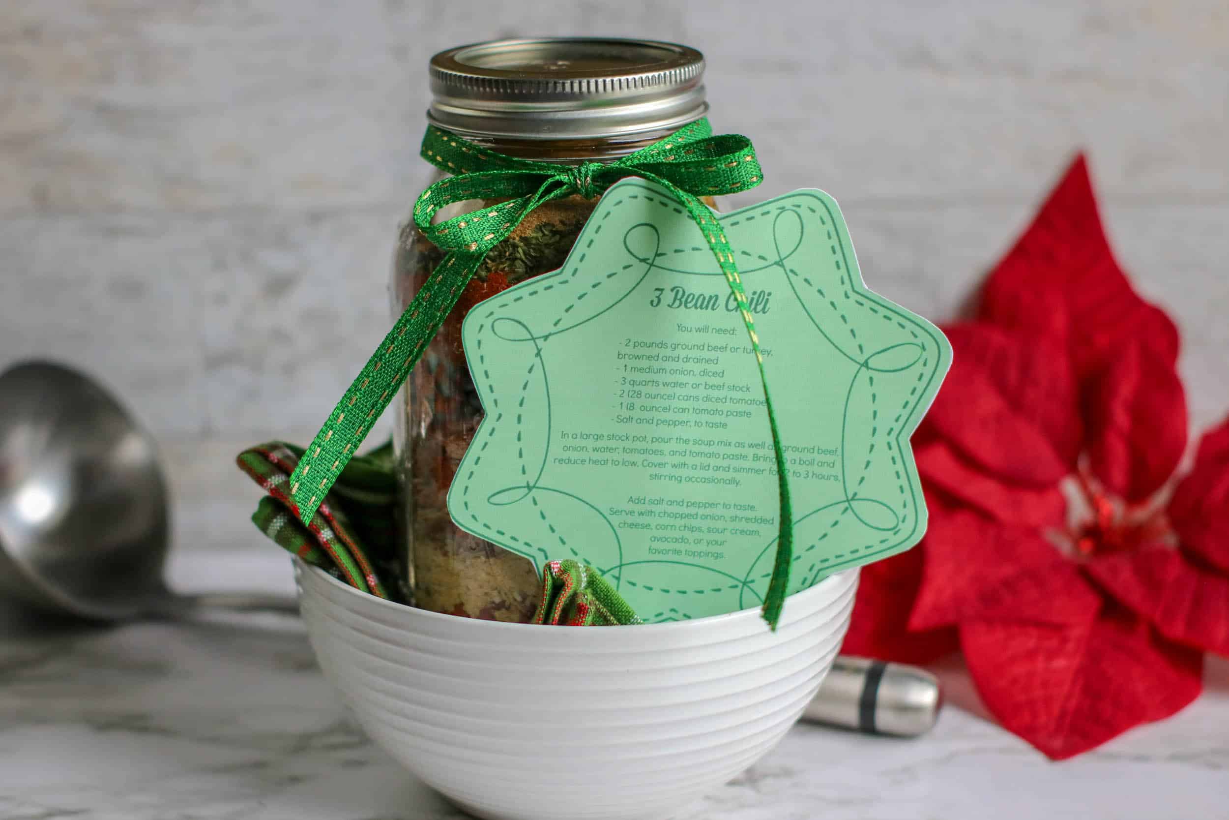 Three Bean Chili Mix Gift Jar