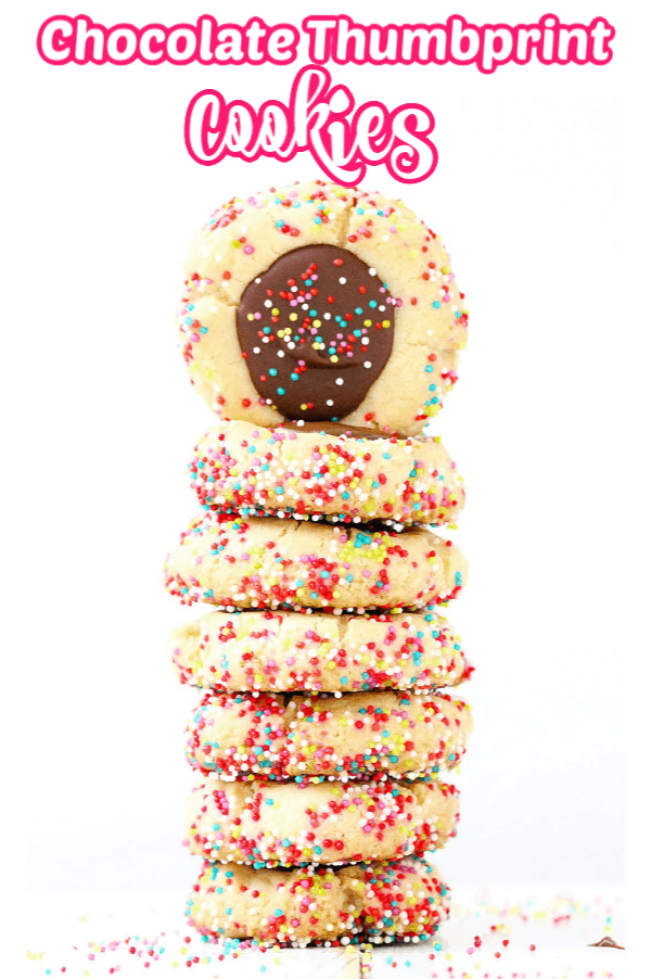 Chocolate Thumbprint Cookies