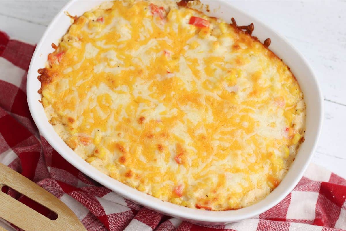 Creamy Mexican Corn Casserole.