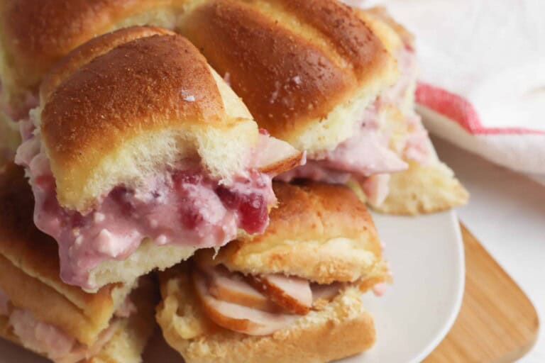 Turkey Sliders on Hawaiian Rolls