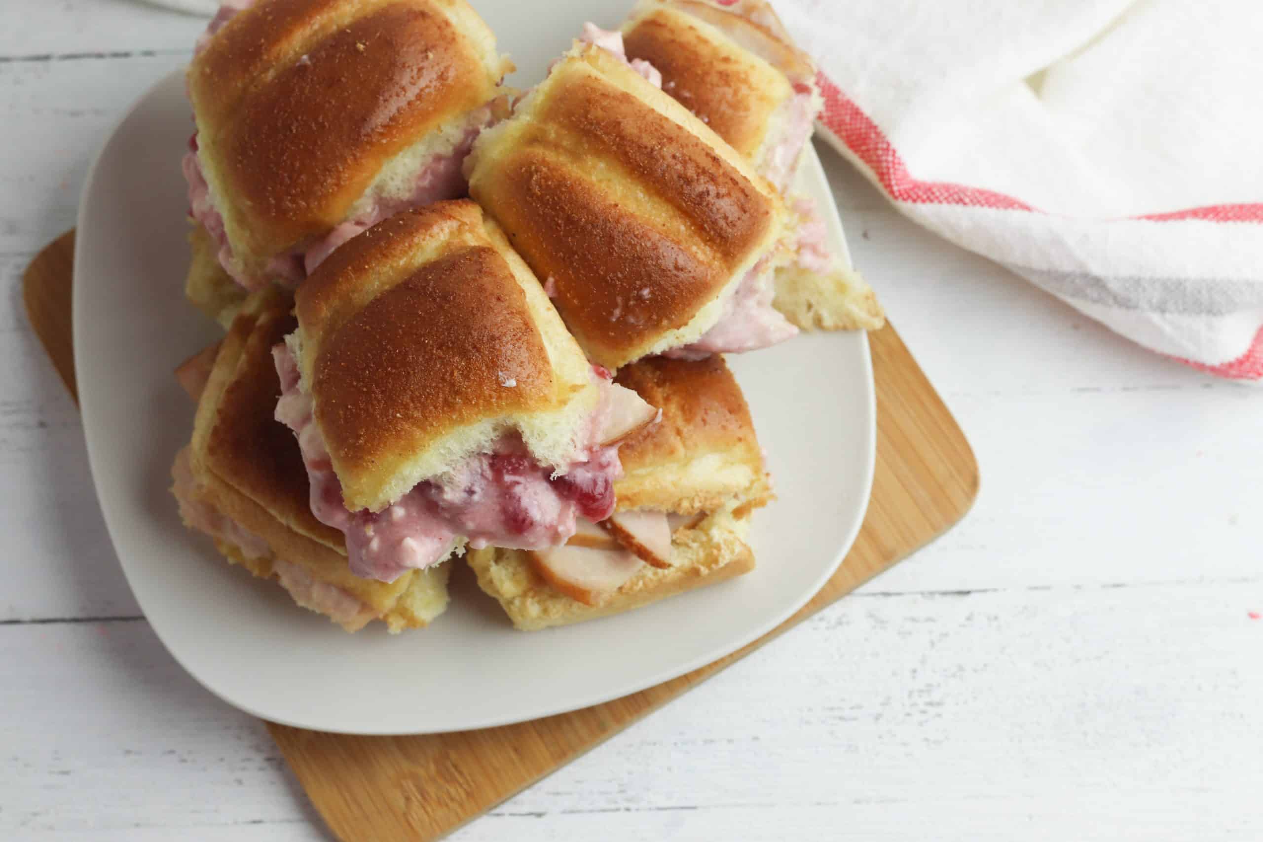 Turkey Sliders on Hawaiian Rolls