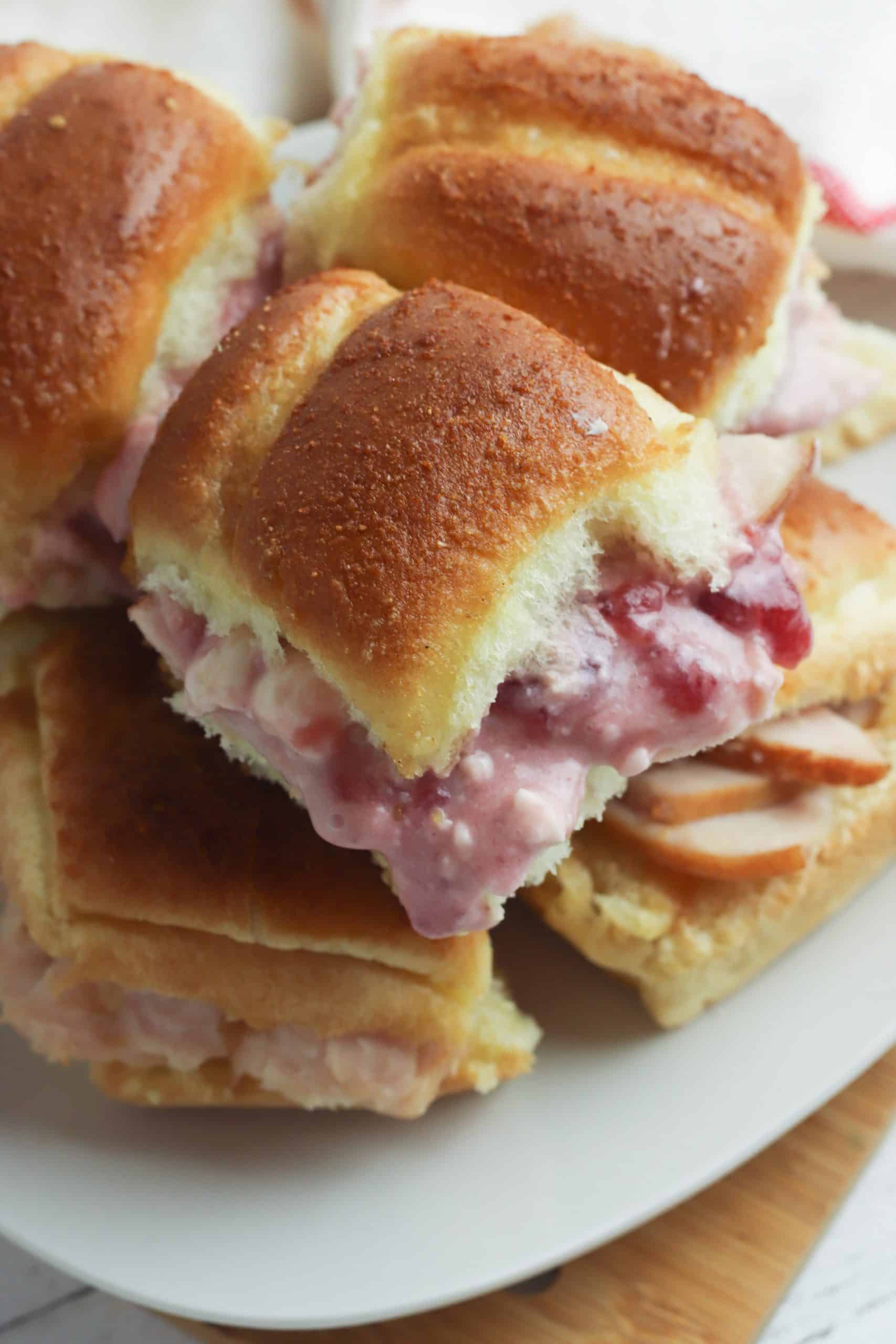 Turkey Sliders on Hawaiian Rolls