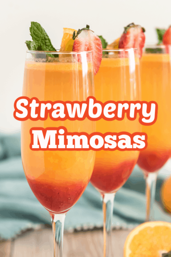 Strawberry Mimosas
