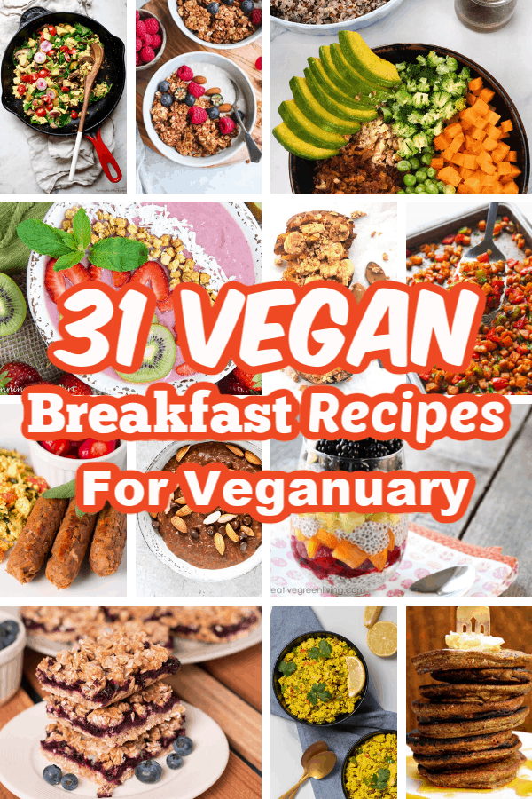 31 Vegan Breakfast Recipes for Veganuary
