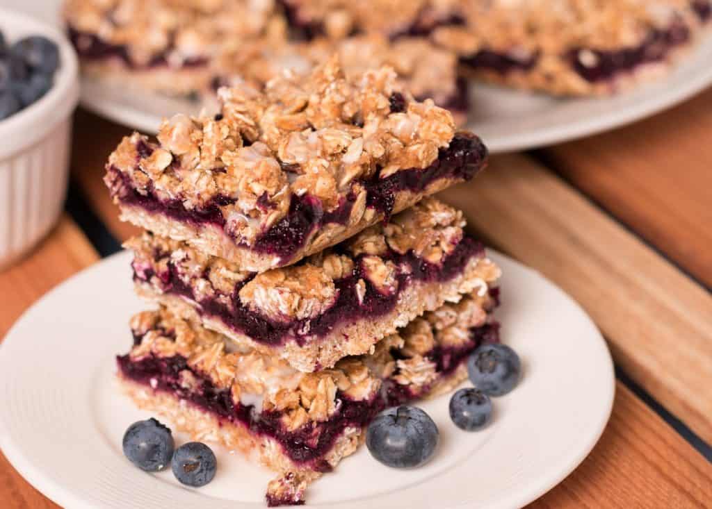 Blueberry Oat Bars