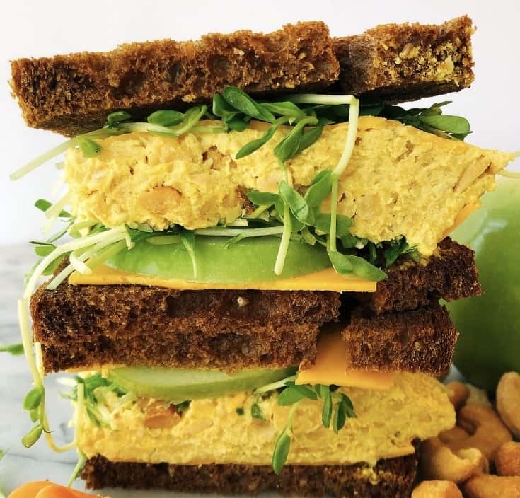 Curried Chickpea Sandwich