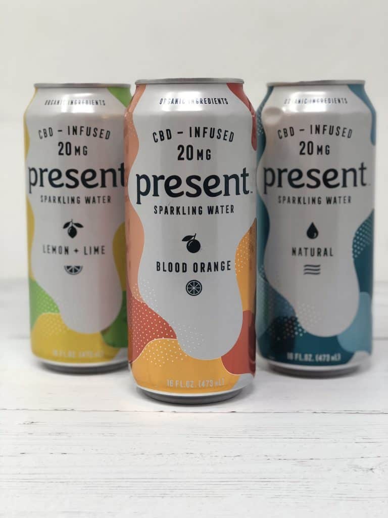Present CBD-Infused Sparkling Water