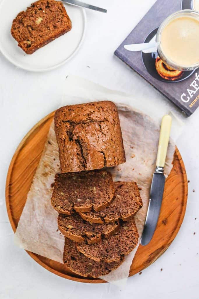 Vegan Chocolate Banana Bread