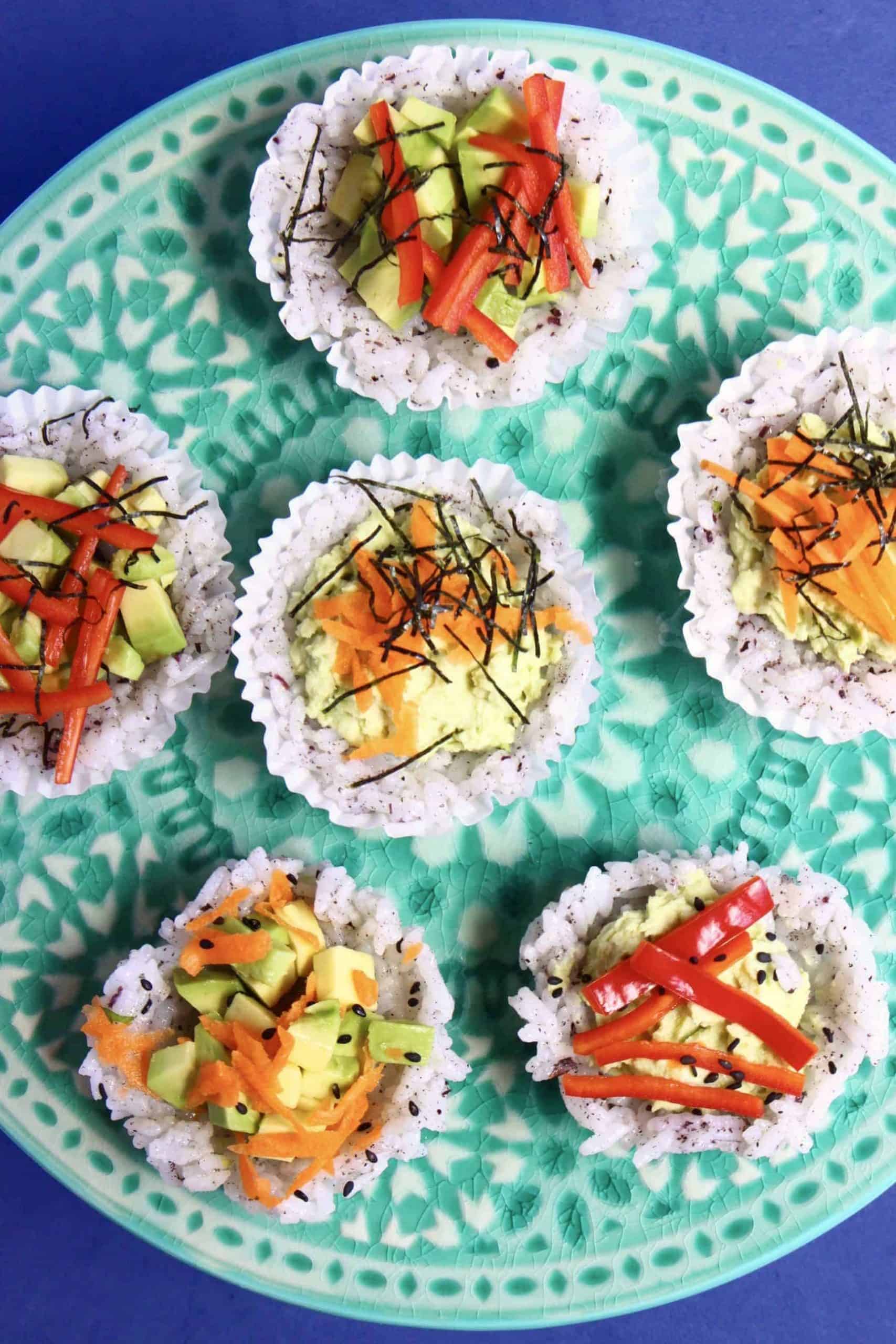 Muffin Tin Sushi Cups