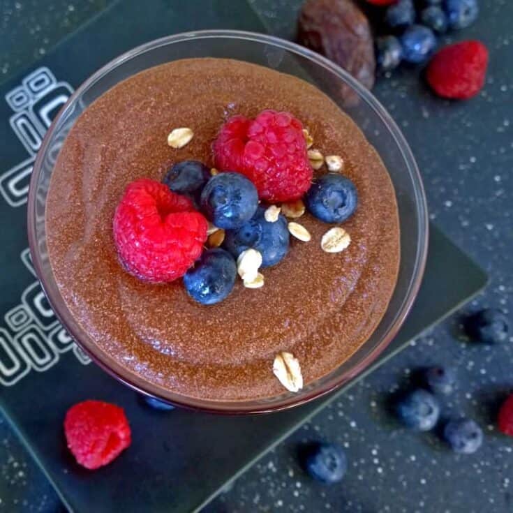 Image for Beet Chocolate and Date Mousse / Breakfast Parfait (Gluten-Free & Vegan)