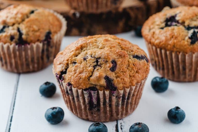 Homemade Blueberry Buttermilk Muffins