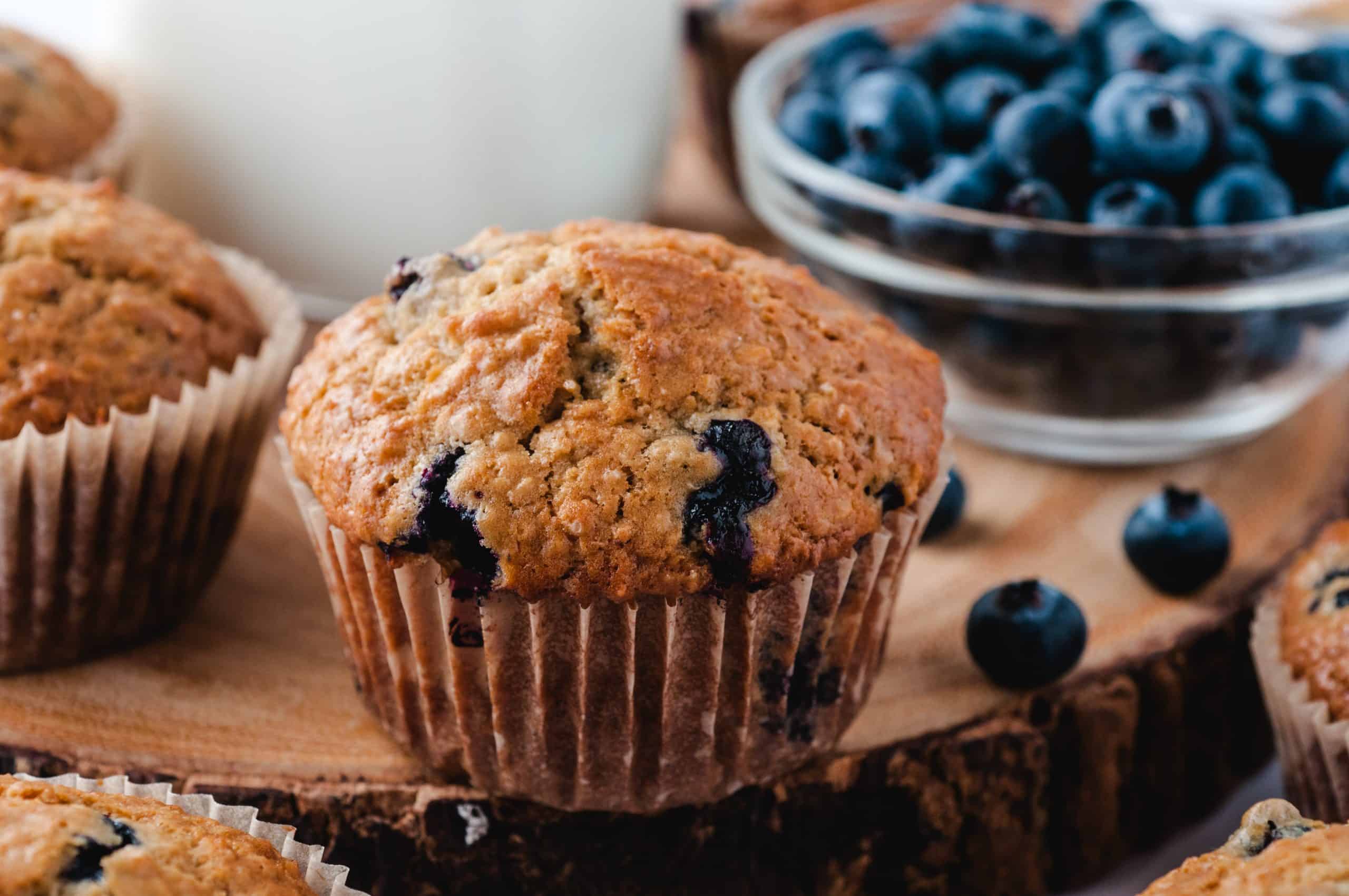 Homemade Blueberry Buttermilk Muffins