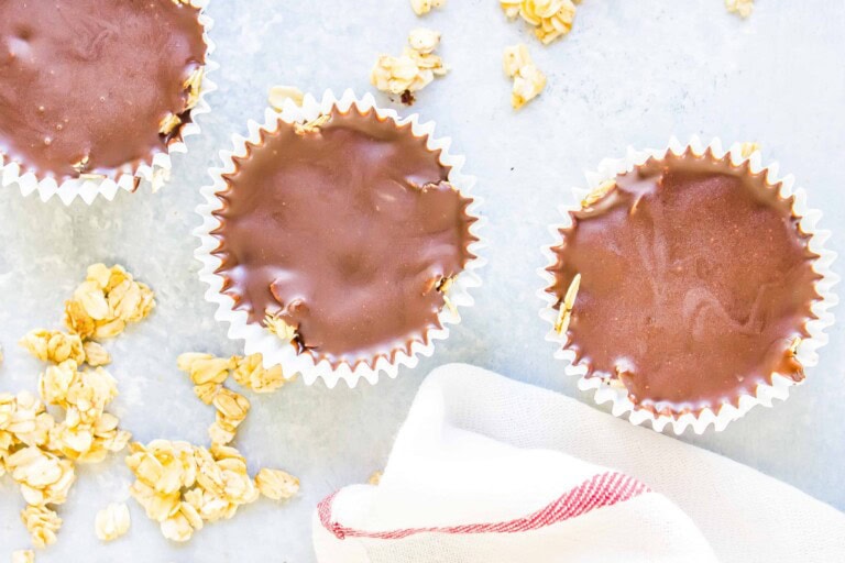 Gluten Free Oatmeal Fudge Cups
