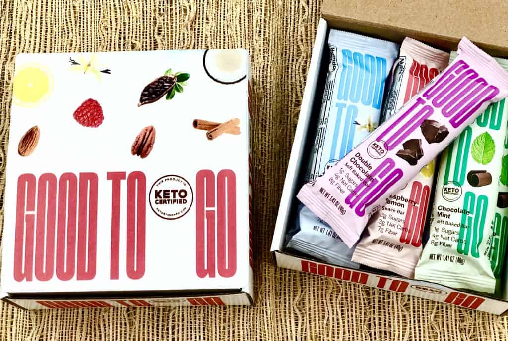 Goodto Go Keto snack bars.