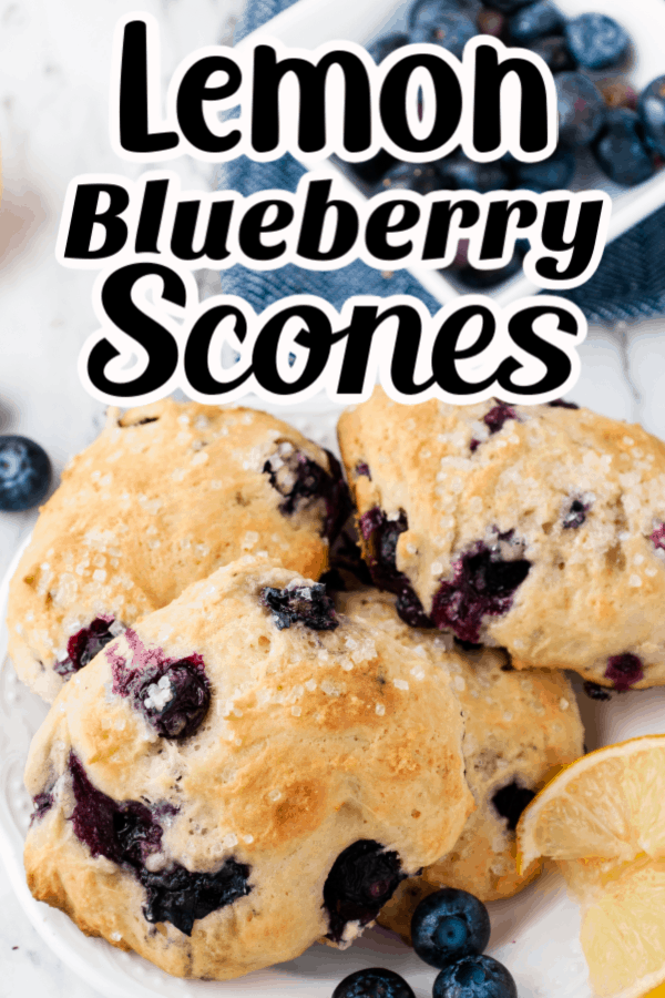 Lemon blueberry scone pin