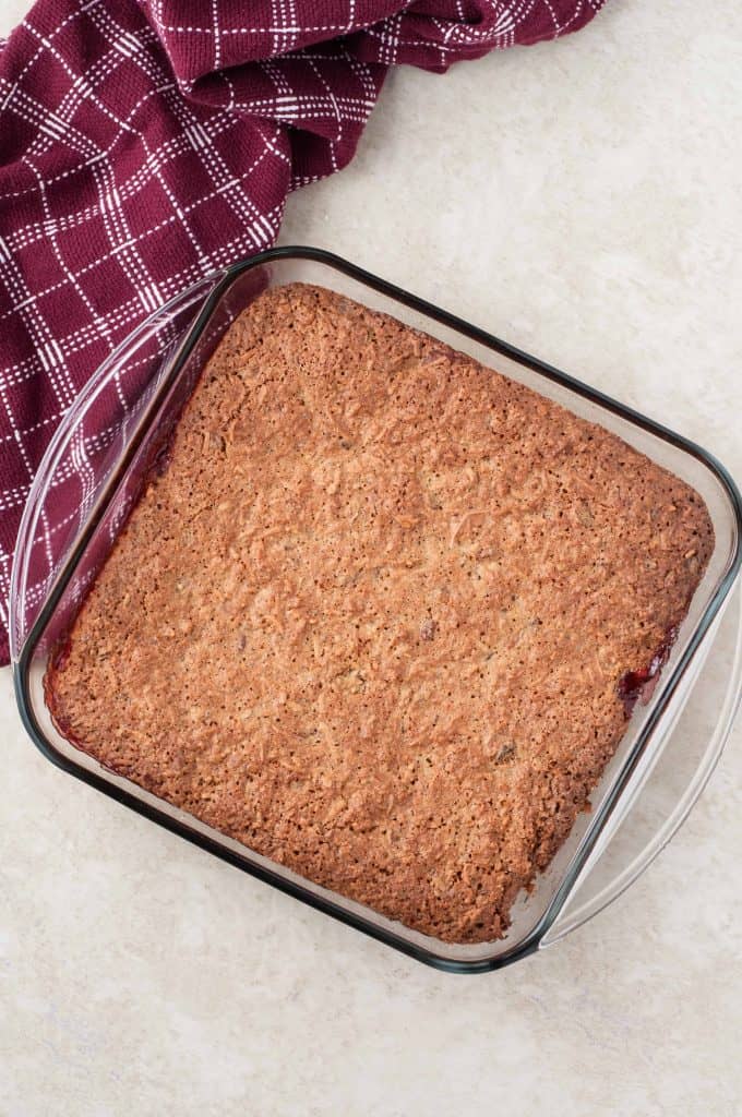Baked Coconut Raspberry Bars