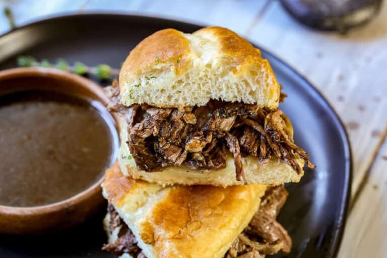 Crock Pot French Dip Sandwiches