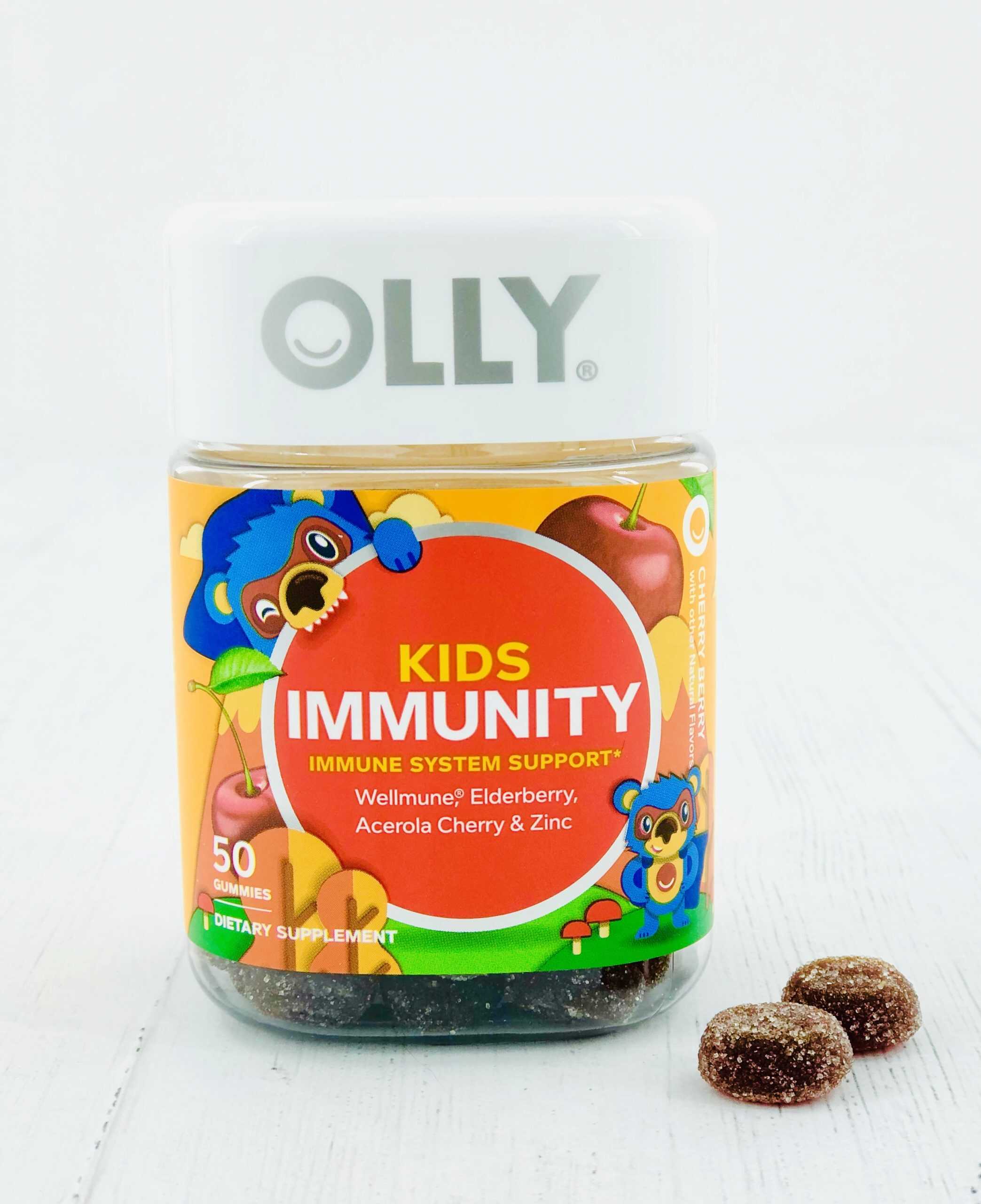 Olly vitamins that contain Wellmune.