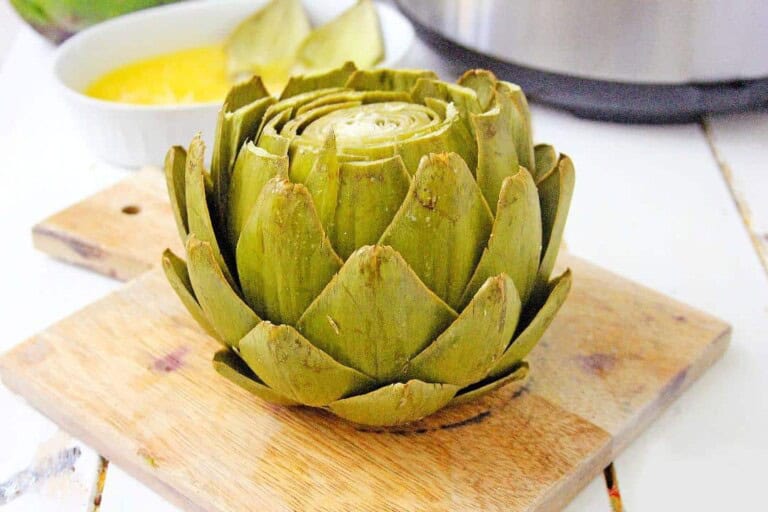 Easy Instant Pot Artichokes with Butter Sauce