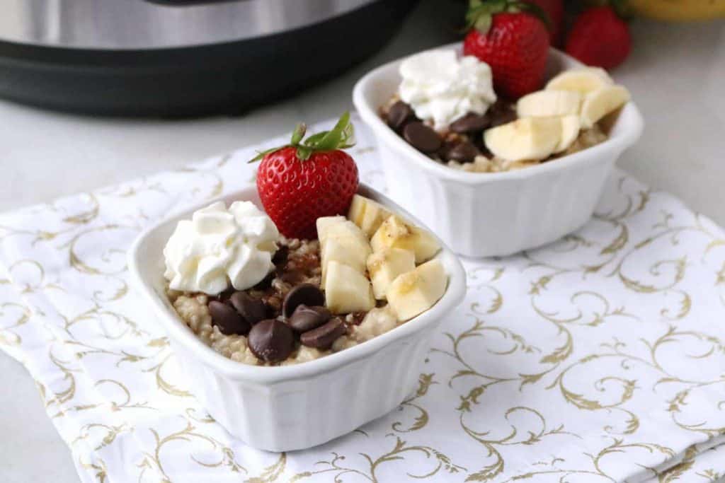 Instant Pot Banana Split Oatmeal