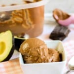 Chocolate Avocado Ice Cream